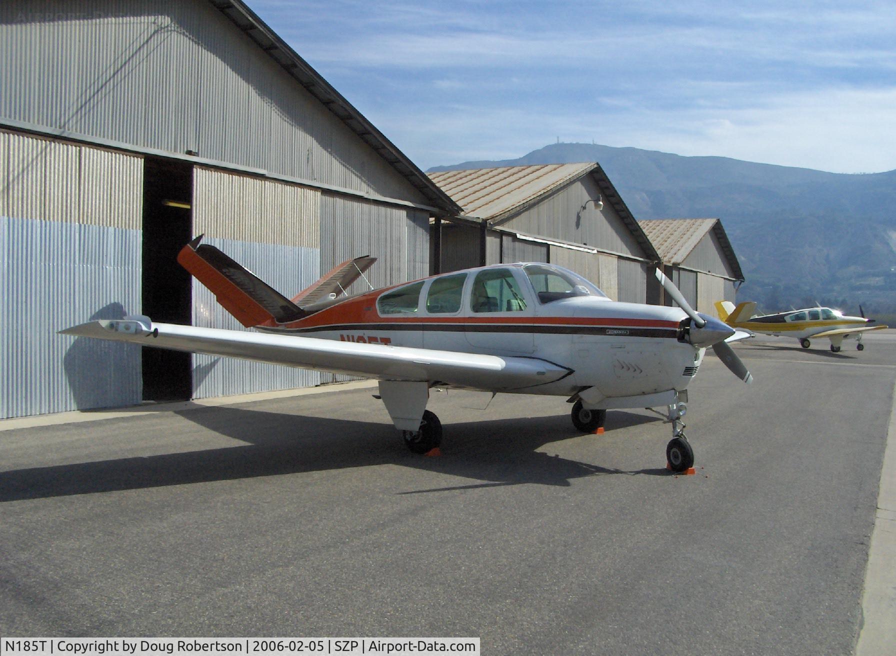 N185T, 1974 Beech V35B Bonanza C/N D-9672, 1974 Beech V35B BONANZA, Continental IO-520-B 285 Hp