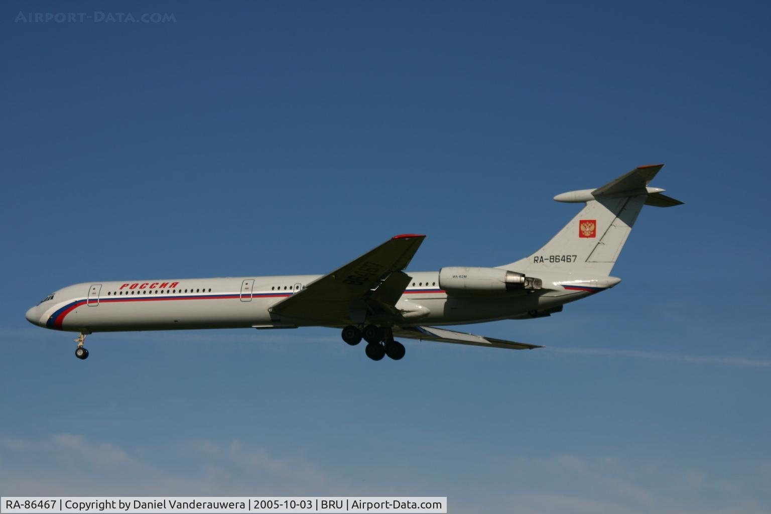 RA-86467, 1987 Ilyushin Il-62M C/N 3749733, arrival of 1st IL-62M with russian delegation