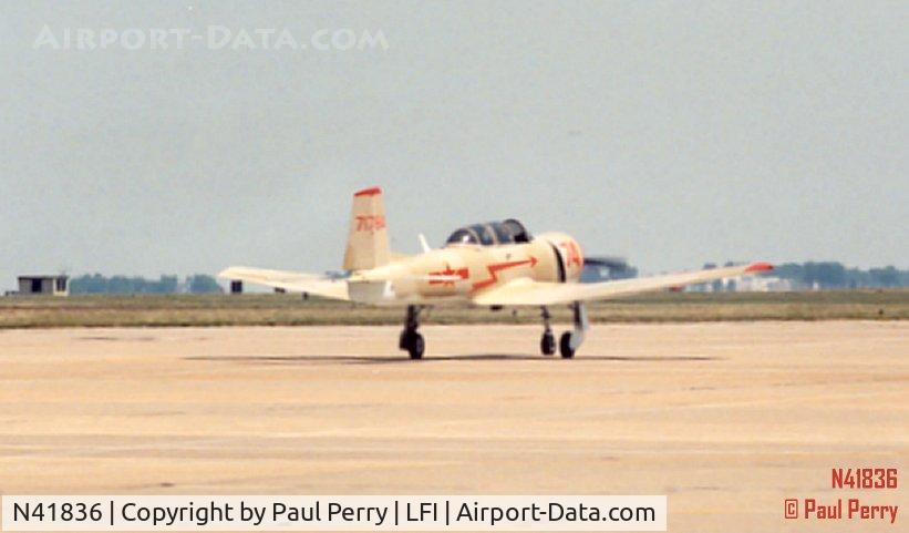 N41836, 1964 Nanchang CJ-6A C/N 2032018, And there she goes, headed to the performer parking area