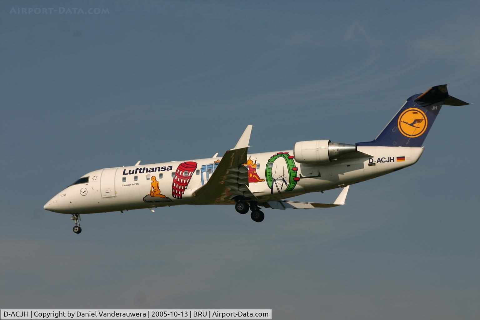 D-ACJH, 1998 Canadair CRJ-200LR (CL-600-2B19) C/N 7266, visit Europe