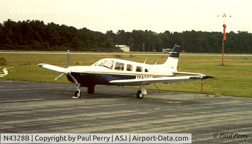 N4328B, 1983 Piper PA-32R-301T Turbo Saratoga C/N 32R-8429003, Taken as she transited Ahoskie a few years back