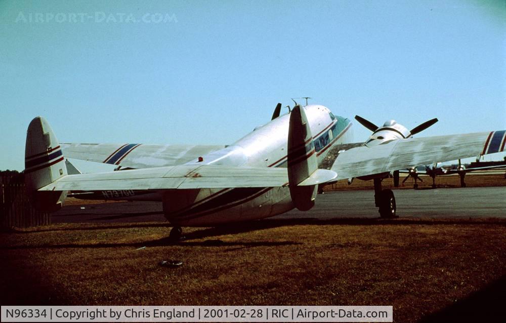N96334, 1946 Lockheed 18-56 Lodestar C/N 2273, Lockheed 18-56 Lode Star
