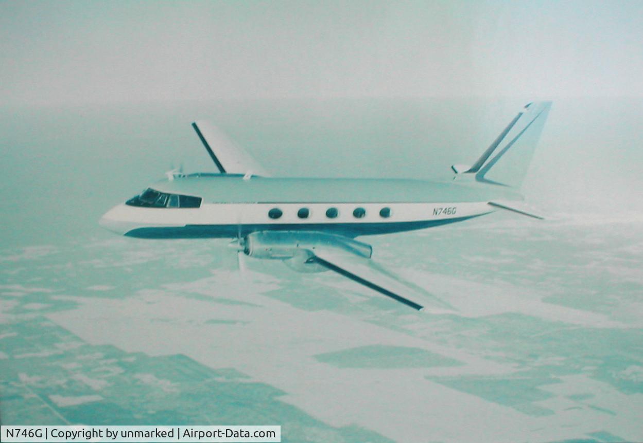 N746G, 1960 Grumman G-159 Gulfstream 1 C/N 46, 16x20 vintage image