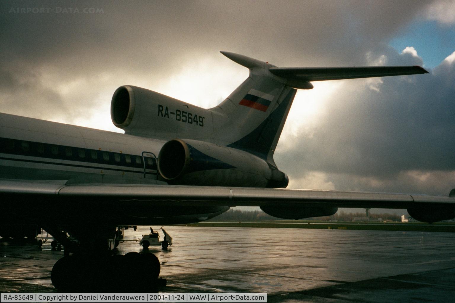 RA-85649, 1988 Tupolev Tu-154M C/N 88A787, back from MOW with flight SU5678