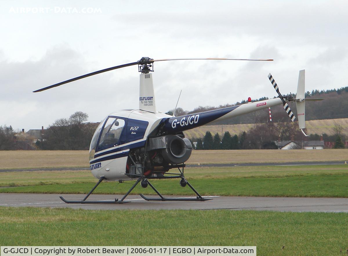 G-GJCD, 1989 Robinson R22 Beta C/N 0966, Robinson R22 Beta owned by Heliflight UK (Halfpenny Green)
