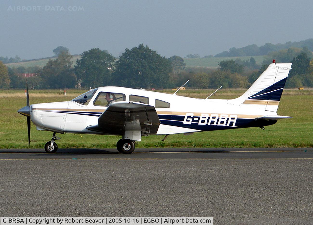 G-BRBA, 1979 Piper PA-28-161 Cherokee Warrior II C/N 28-7916109, Piper PA-28-161 Warrior II (Halfpenny Green)