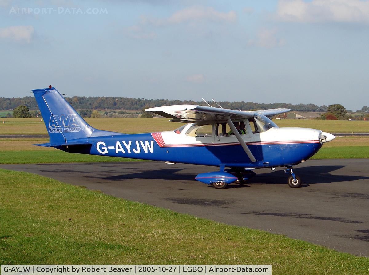G-AYJW, 1970 Reims FR172G Reims Rocket C/N 0225, Cessna FR172G (Halfpenny Green)