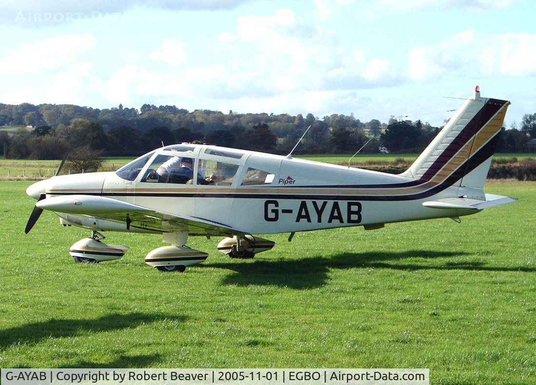 G-AYAB, 1970 Piper PA-28-180 Cherokee C/N 28-5804, Piper PA-28-180 Cherokee (Halfpenny Green)