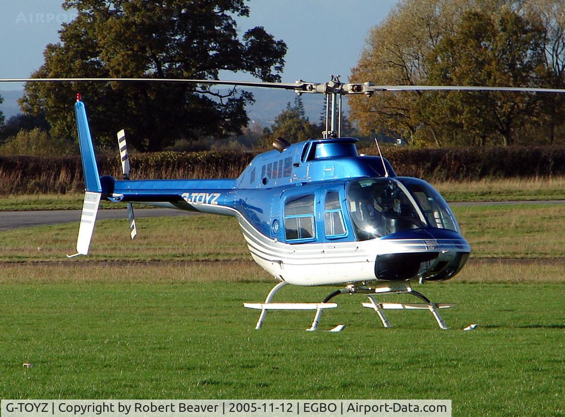 G-TOYZ, 1986 Bell 206B JetRanger III C/N 3949, Bell 206B Jet Ranger 3 (Halfpenny Green)