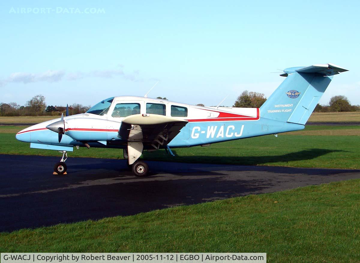 G-WACJ, 1980 Beech 76 Duchess C/N ME-278, Beechcraft 76 Duchess (Halfpenny Green)