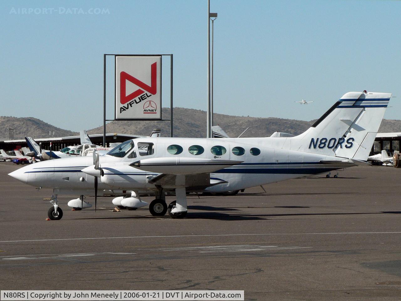 N80RS, 1975 Cessna 421B Golden Eagle C/N 421B0895, DVT's busy ramp