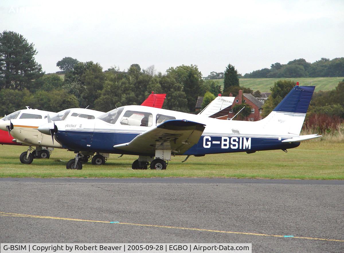 G-BSIM, 1986 Piper PA-28-181 Cherokee Archer II C/N 28-8690017, Piper PA-28 181 Archer II (Halfpenny Green)