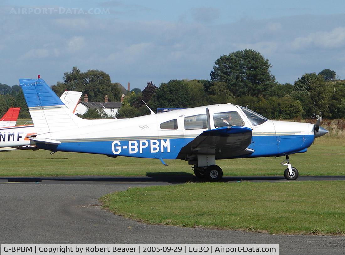 G-BPBM, 1979 Piper PA-28-161 Cherokee Warrior II C/N 28-7916272, Piper PA-28-161 Warrior II (Halfpenny Green)