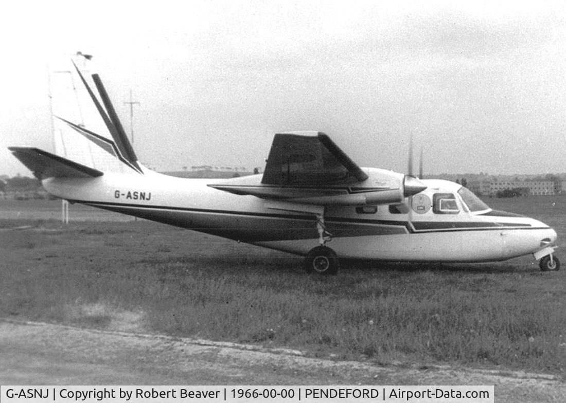 G-ASNJ, Aero Commander 500A C/N 1272-95, Aero Commander 500A (Wolverhampton Pendeford-closed)