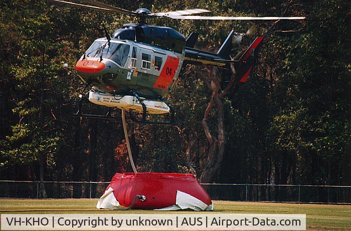VH-KHO, 1991 MBB-Kawasaki BK-117B-2 C/N 1073, Victoria Helitack