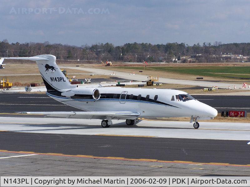 N143PL, 1984 Cessna 650 Citation III C/N 650-0058, Taxing to Mercury Air Center