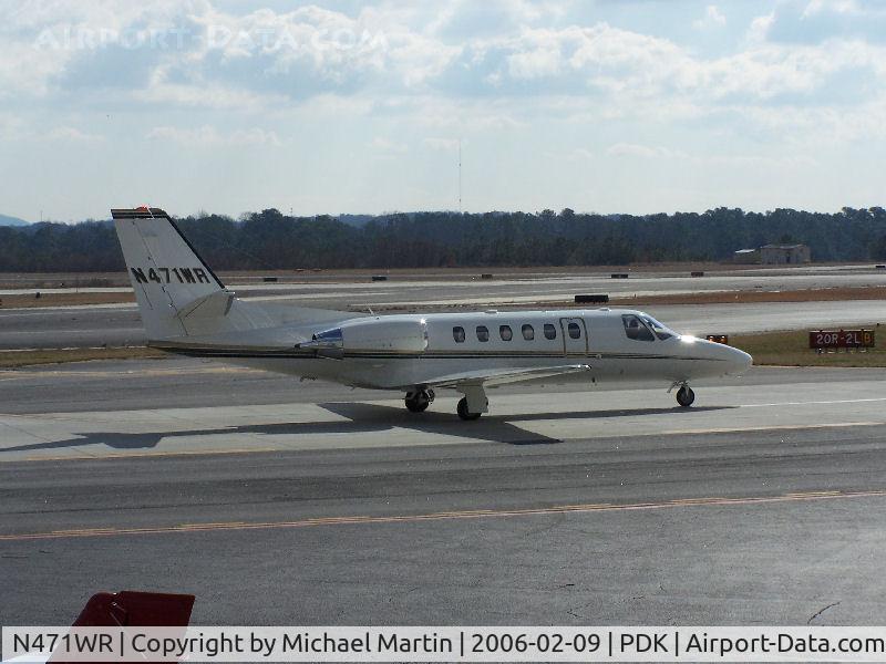 N471WR, 2001 Cessna 550 Citation Bravo C/N 550-0987, Taxing to Runway 2R