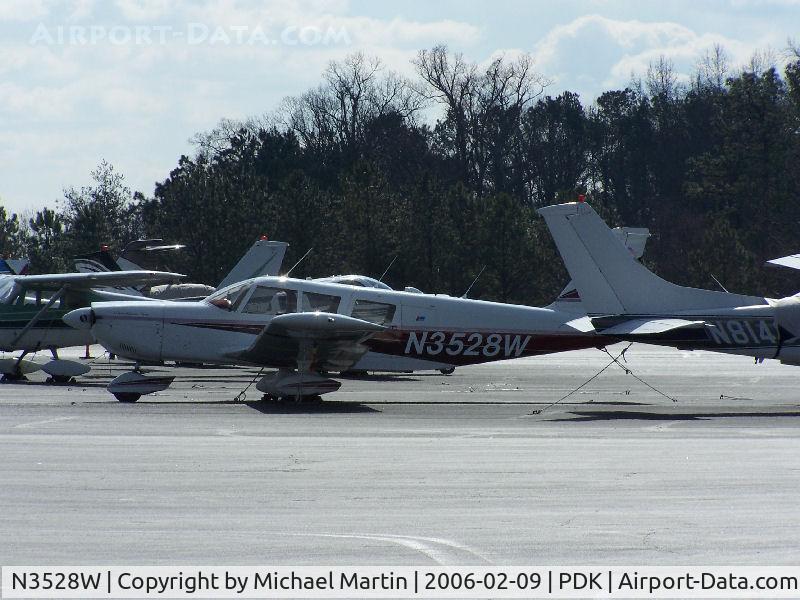 N3528W, 1966 Piper PA-32-260 Cherokee Six C/N 32-414, Tied down @ PDK