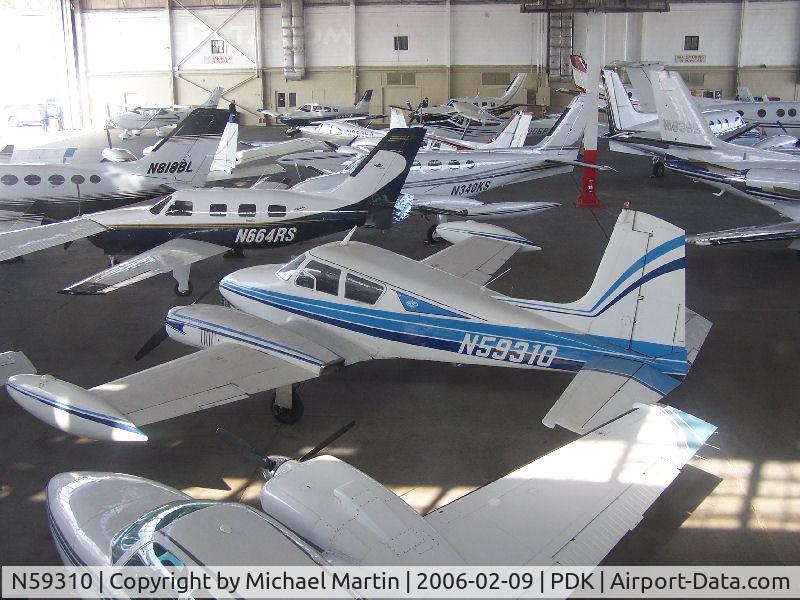 N59310, 1959 Cessna 310C C/N 39007, In Epps Air Service hanger.