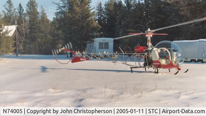 N74005, 1963 Bell 47D-1 C/N 409, Bell 47D-1 - RiseHelicopter.com - taken near Nimrod Minnesota