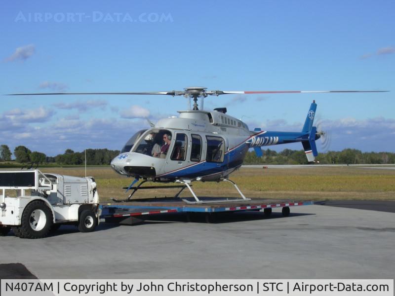 N407AM, 1998 Bell 407 C/N 53309, Air Methods Corp Aero-medical Backup Rover