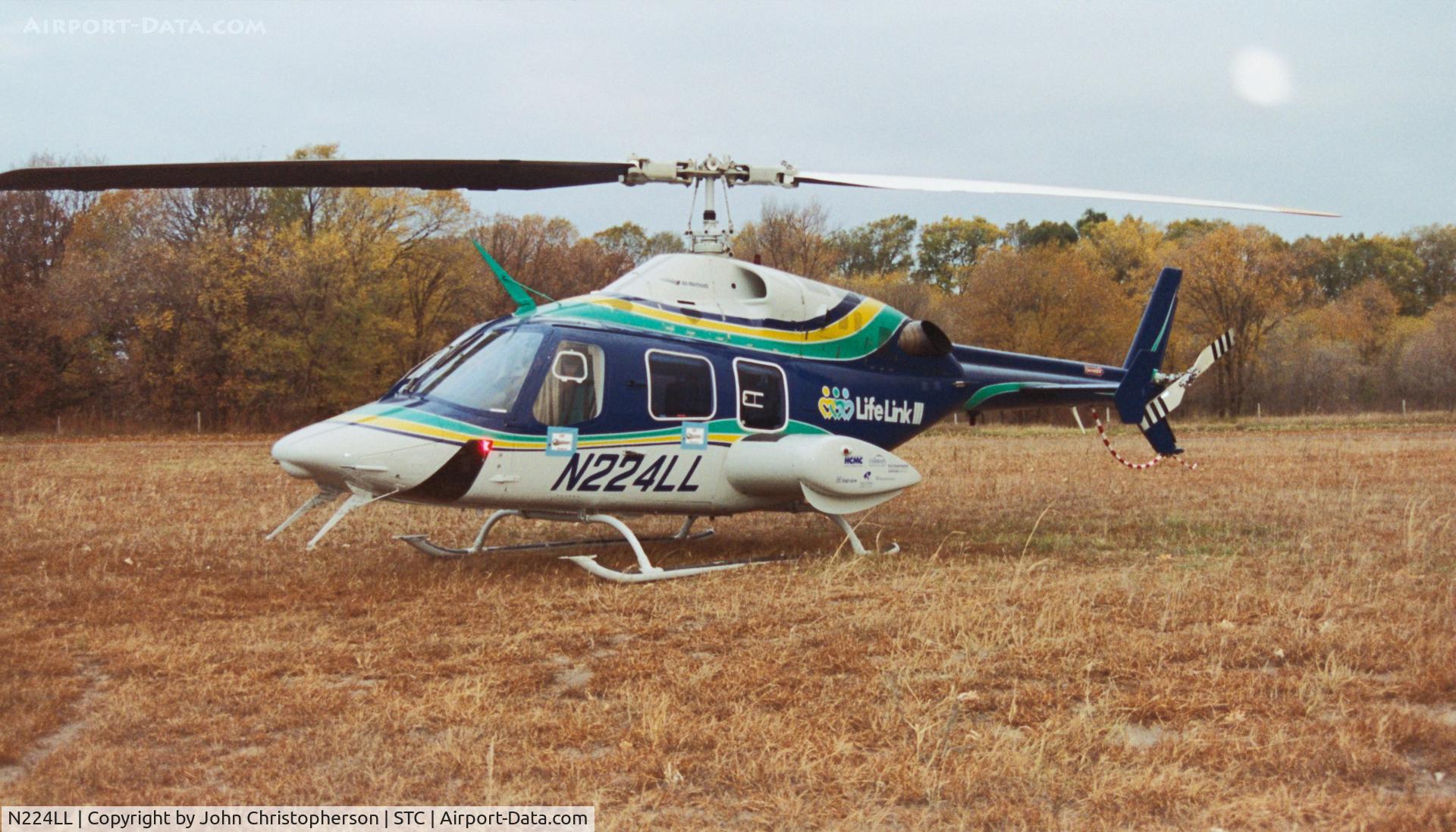 N224LL, 1986 Bell 222U C/N 47552, LifeLink III Air Ambulance