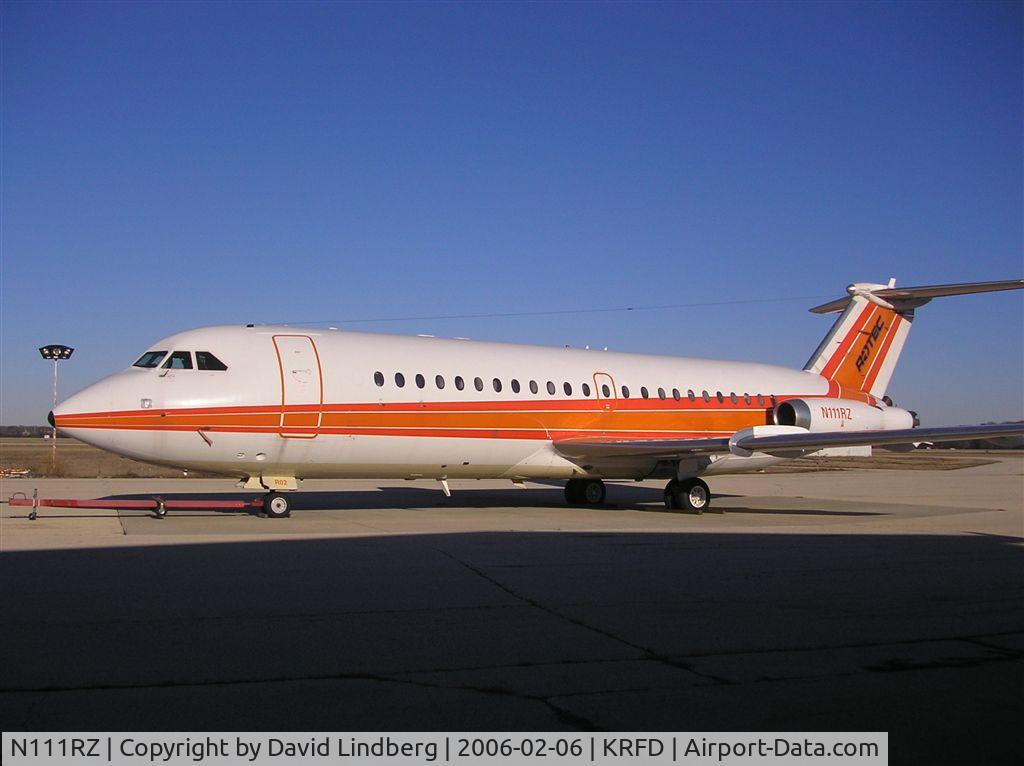 N111RZ, 1965 BAC 111-401AK One-Eleven C/N BAC.056, BAC1-11 stored at KRFD 02/06/06