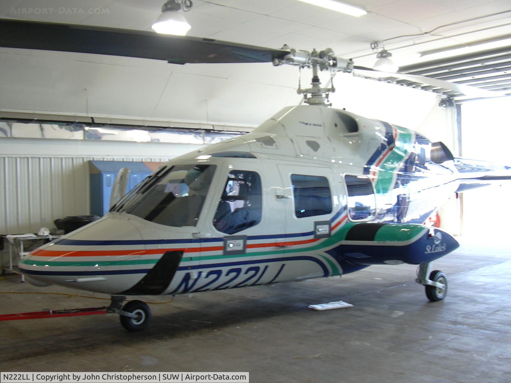 N222LL, 1981 Bell 222 C/N 47060, Luke's One Air Ambulance, Superior Wisconsin