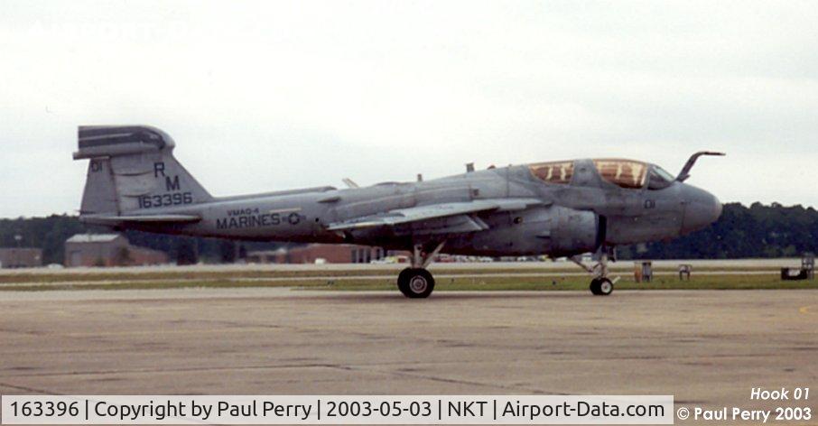 163396, Grumman EA-6B Prowler C/N P-136, One of Cherry Point's own, recovering after the MAGTF demo