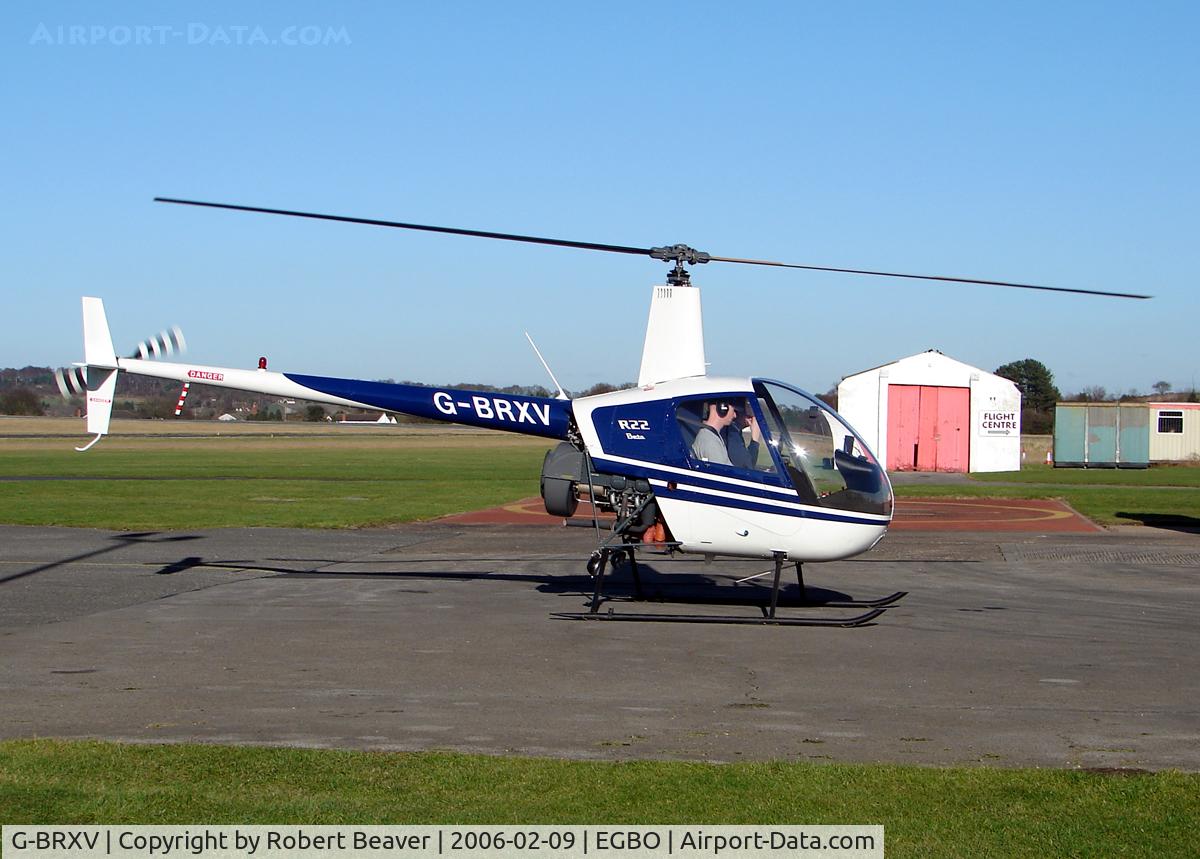 G-BRXV, 1989 Robinson R22 Beta C/N 1246, Robinson R22 Beta  (Halfpenny Green)