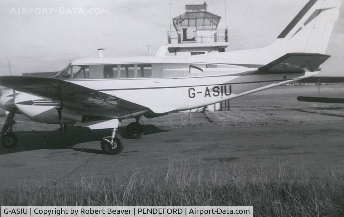 G-ASIU, 1963 Beech 65-80 Queen Air C/N LD-102, Beechcraft 65-80 Queen Air (Wolverhampton Pendeford--closed)owned by Sir Alfred McAlpine