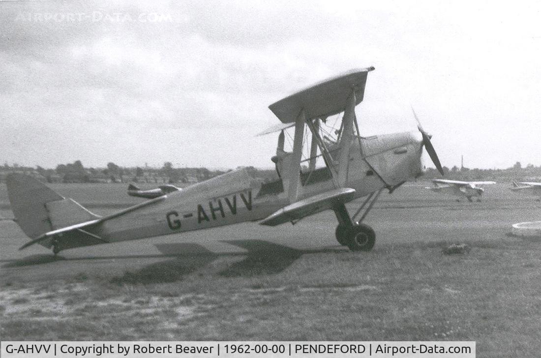G-AHVV, 1943 De Havilland DH-82A Tiger Moth II C/N 86123, DH 82A Tiger Moth (Wolverhampton Pendeford--closed 1962