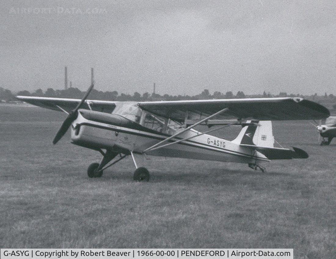 G-ASYG, 1964 Beagle A-61 Terrier 2 C/N B.637, Beagle A61 Terrier 2 owned by Don Everall Aviation