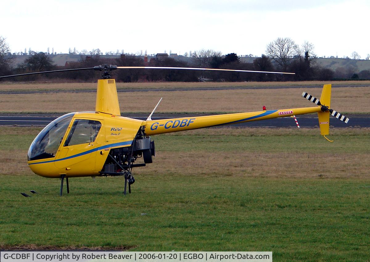 G-CDBF, 2004 Robinson R22 Beta C/N 3681, Robinson R22 Beta II (Halfpenny Green)