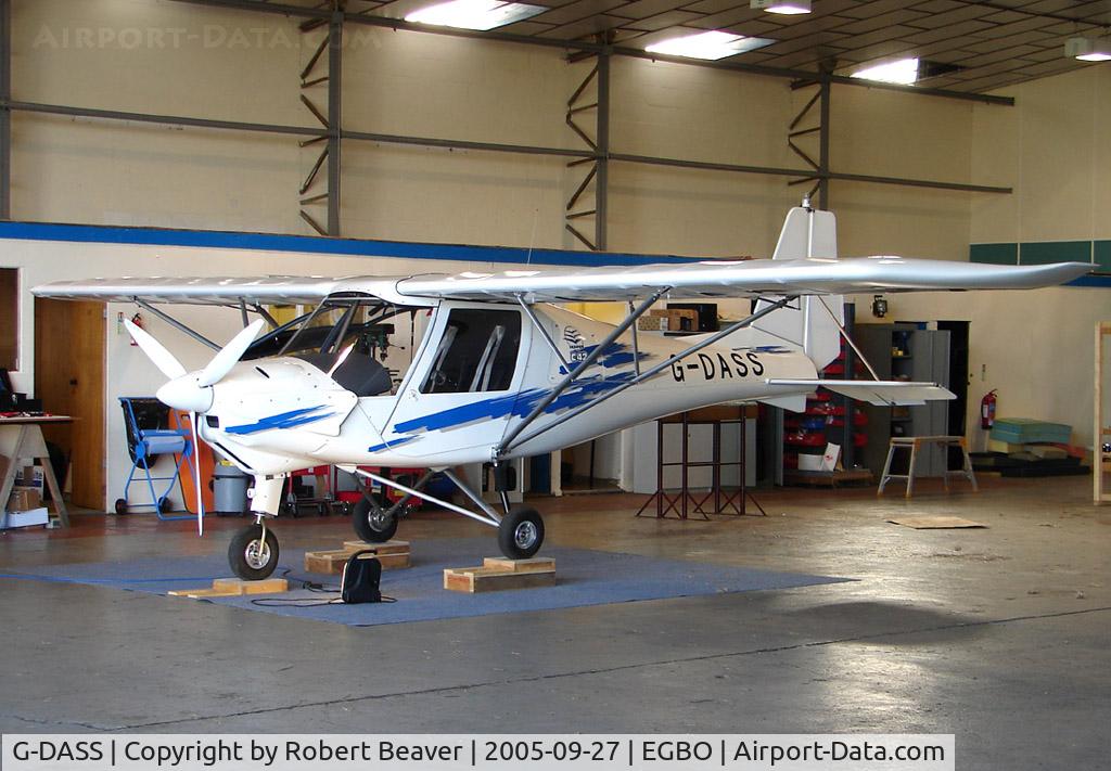 G-DASS, 2005 Comco Ikarus C42 FB100 C/N 0509-6758, Ikarus C42-FB100 Built at Halfpenny Green
