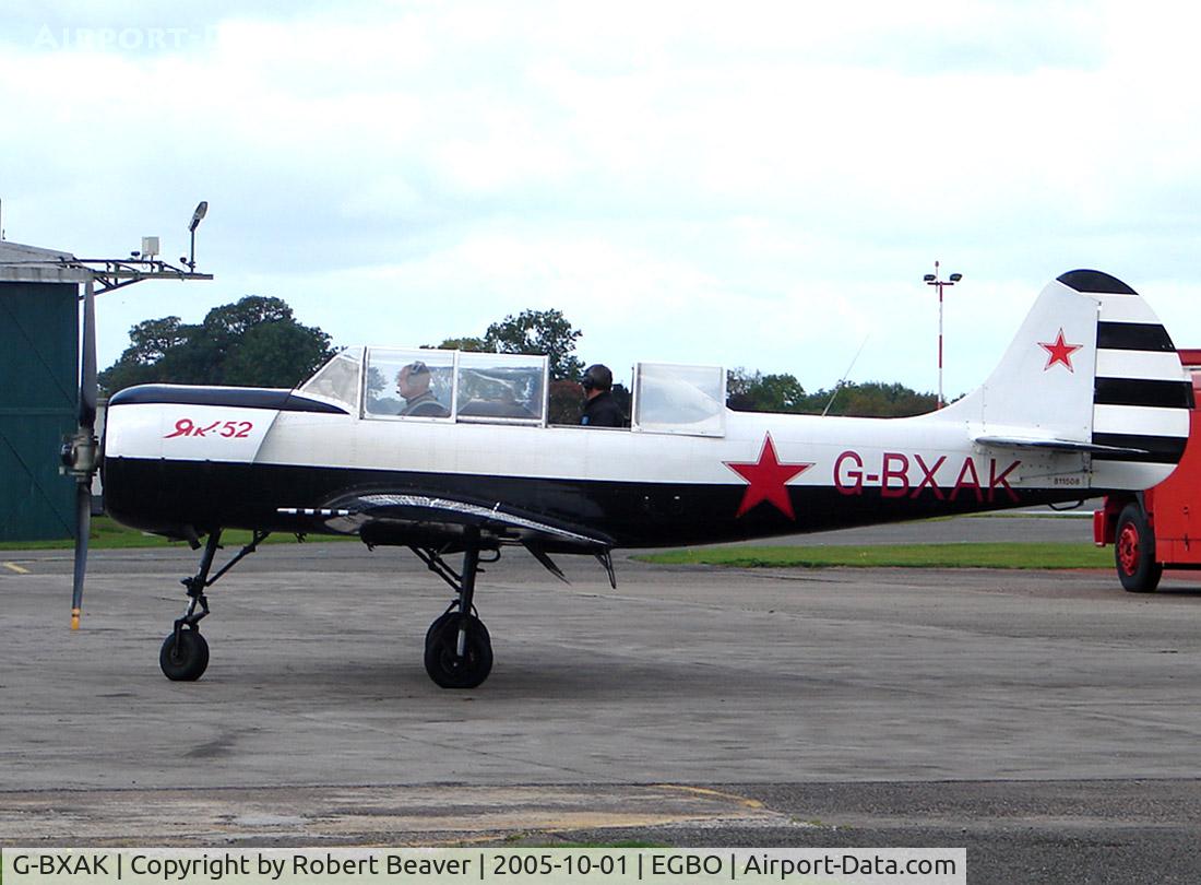 G-BXAK, 1981 Bacau Yak-52 C/N 811508, Yak 52
