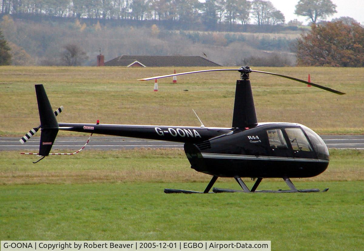 G-OONA, 2005 Robinson R44 Clipper II C/N 10907, Robinson R-44 Clipper II (Halfpenny Green)