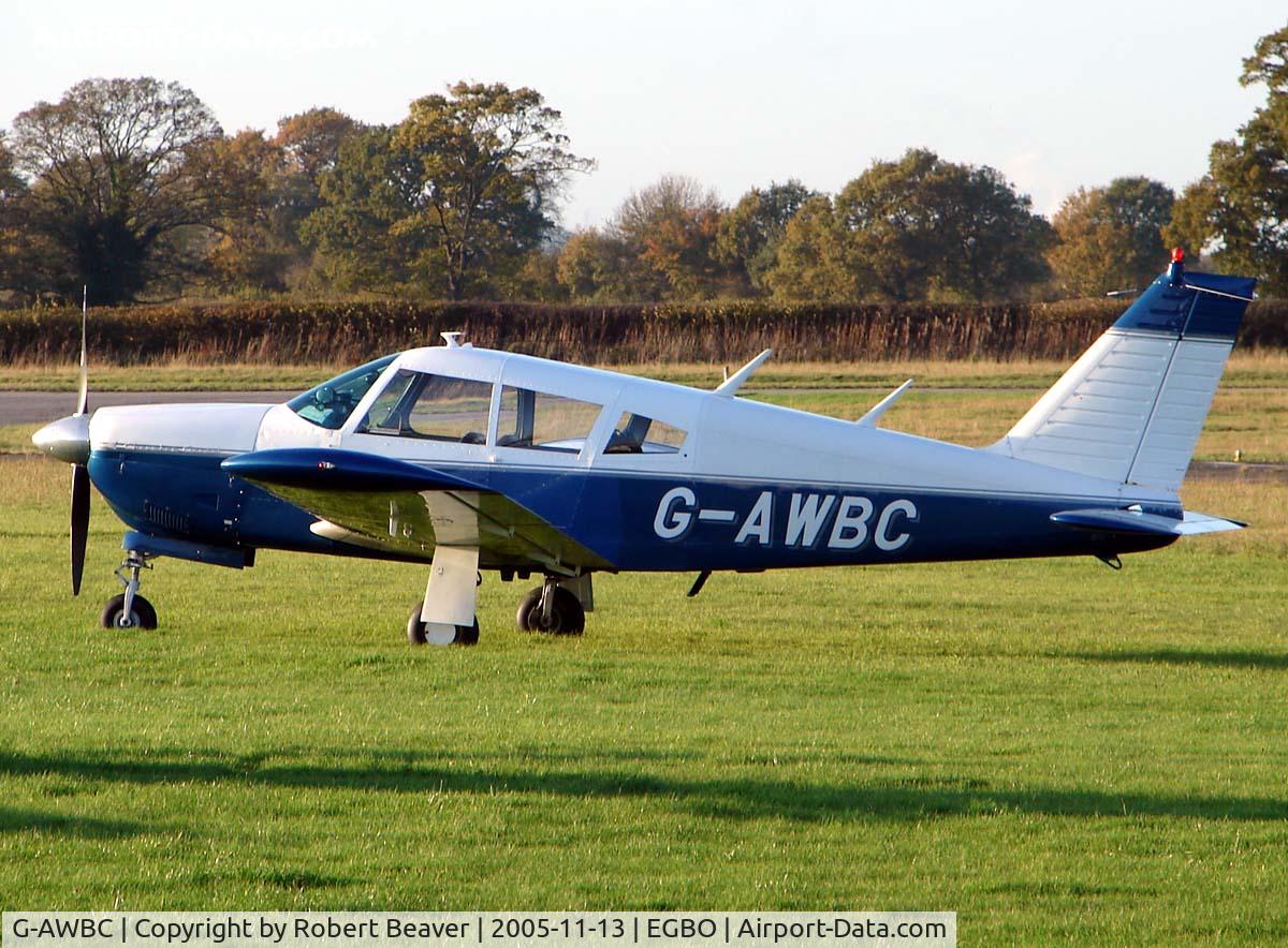 G-AWBC, 1968 Piper PA-28R-180 Cherokee Arrow C/N 28R-30572, Piper PA-28R Cherokee Arrow 180 (Halfpenny Green)