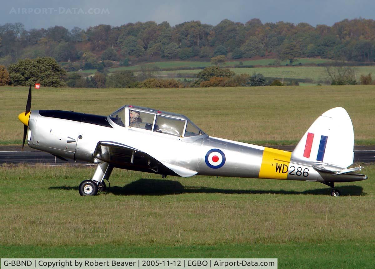 G-BBND, 1950 De Havilland DHC-1 Chipmunk T.10 C/N C1/0225, DHC 1 Chipmunk 22 (WD286)