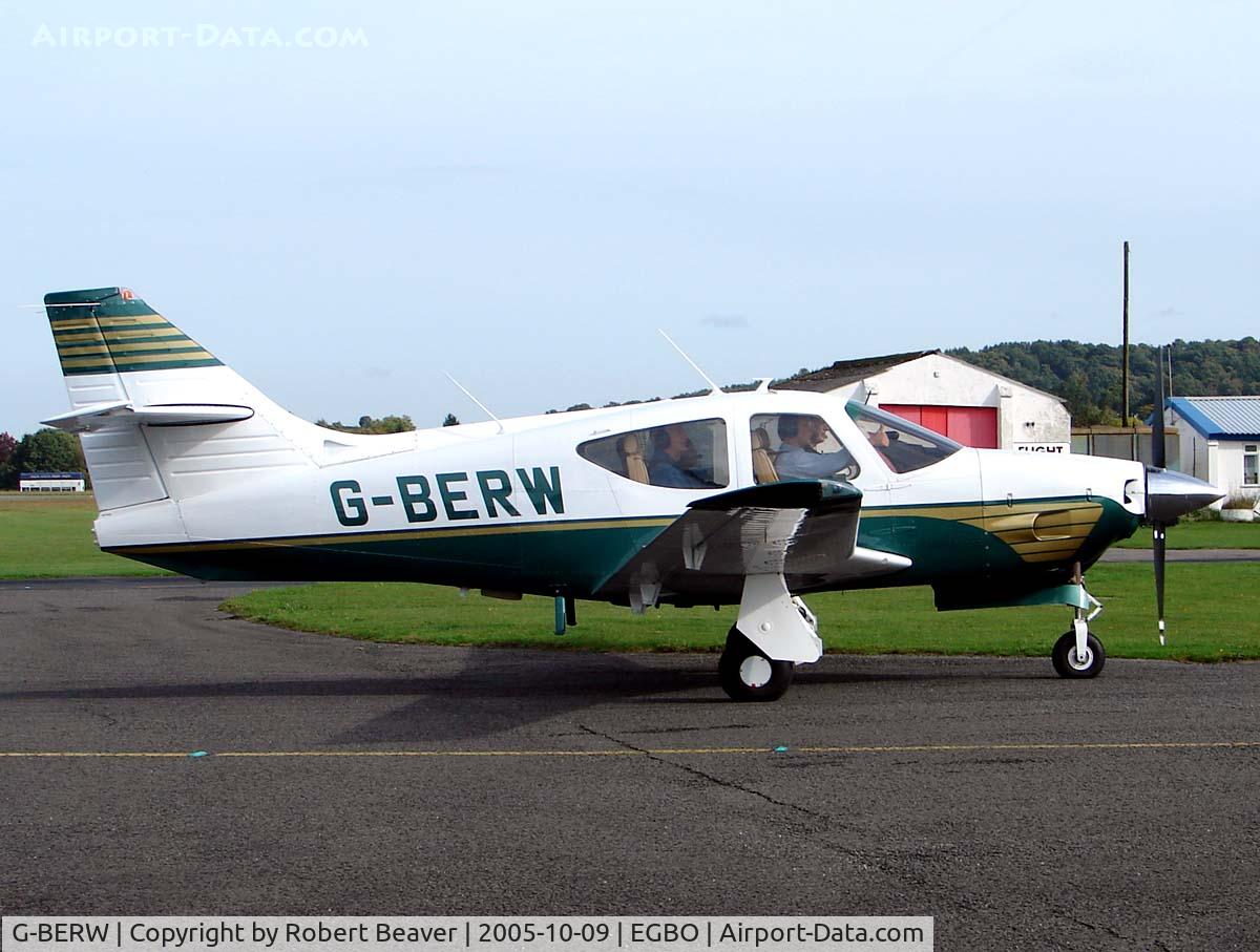 G-BERW, 1977 Rockwell Commander 114 C/N 14214, Rockwell 114 Commander