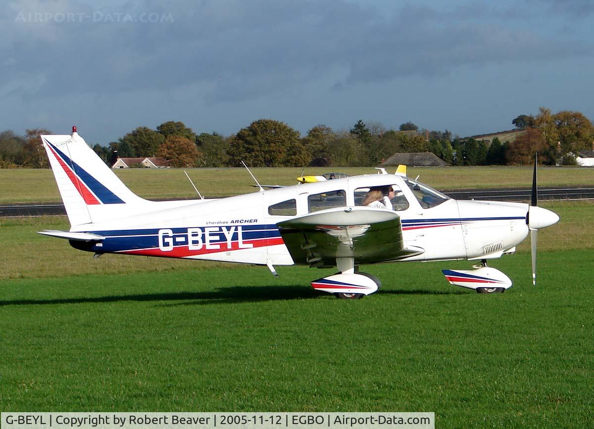 G-BEYL, 1974 Piper PA-28-180 Cherokee Archer C/N 28-7405098, Piper PA-28-180 Cherokee (Halfpenny Green)