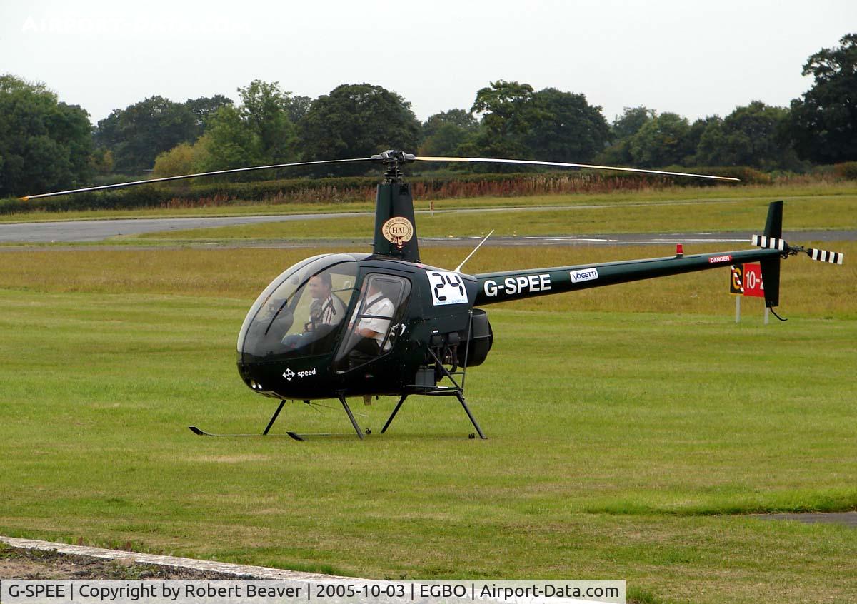 G-SPEE, 1988 Robinson R22 Beta C/N 0939, Robinson R22B (Halfpenny Green)