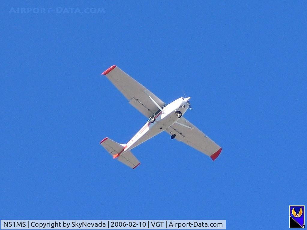 N51MS, 1970 Cessna 172K Skyhawk C/N 17259085, Overhead shot