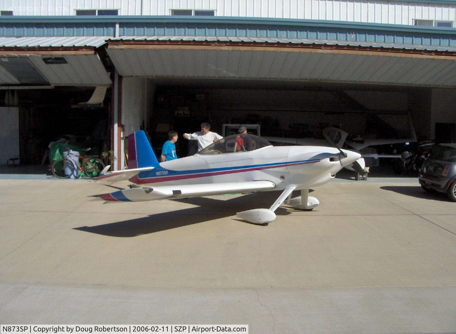 N873SP, 1991 Vans RV-4 C/N 873, 1991 John R. Lynch VAN'S RV-4, Lycoming O&OV 360