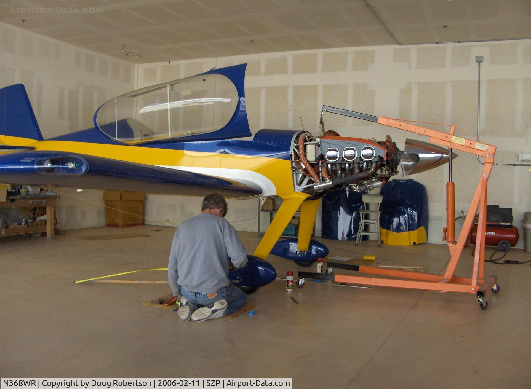 N368WR, 2004 Harmon Rocket II C/N 3870, 2004 Richey HARMON ROCKET II, Lycoming IO-540-C 250 Hp, Under construction