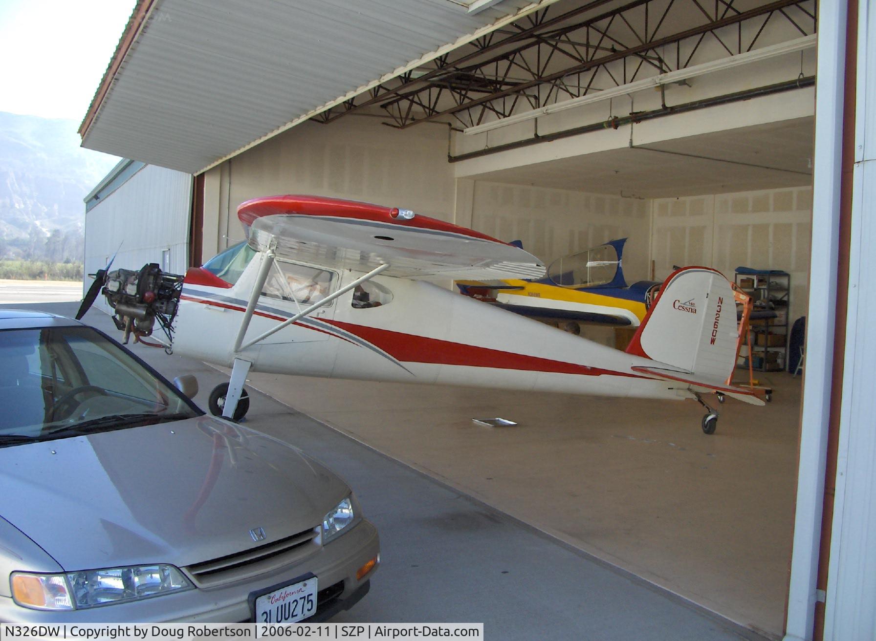 N326DW, 1946 Cessna 140 C/N 11220, 1946 Cessna 140, Continental O-200 100 Hp upgrade, Beautiful appearance