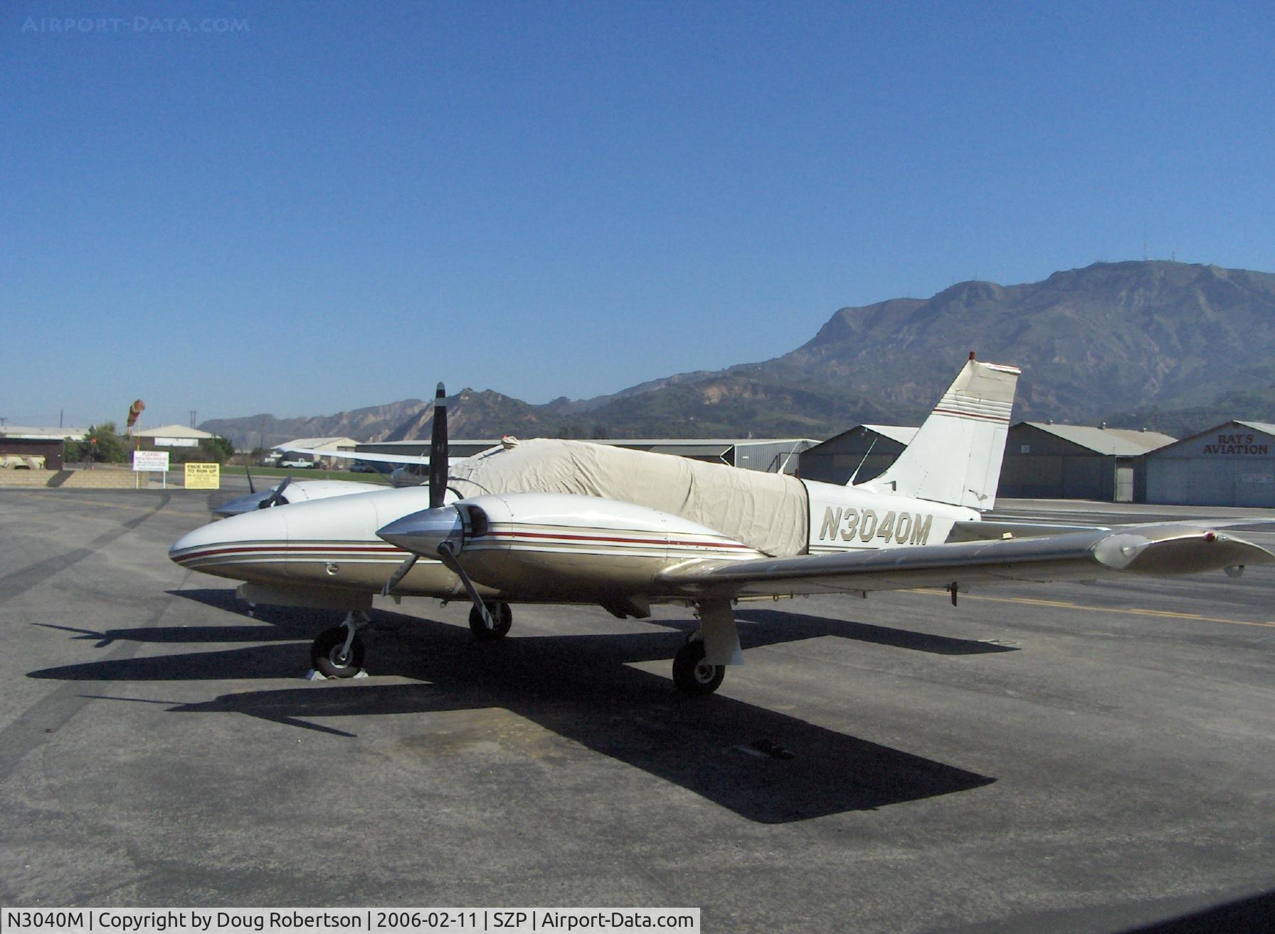 N3040M, 1979 Piper PA-34-200T Seneca II C/N 34-7970105, 1979 Piper PA-34-200T SENECA II, two Continental TSIO-360-E 200 Hp, turbocharged and counter-rotating props