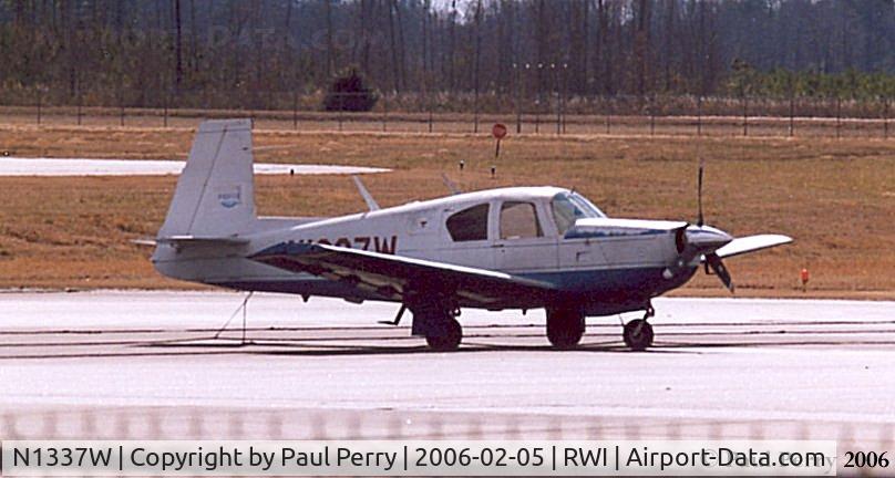 N1337W, 1963 Mooney M20E C/N 225, You can barely make out the Pepsi logo on her tail