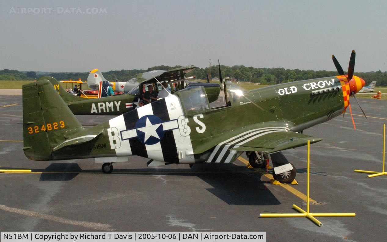 N51BM, 1980 North American P-51B/C Mustang 2/3 Replica C/N 1003, Old Crow