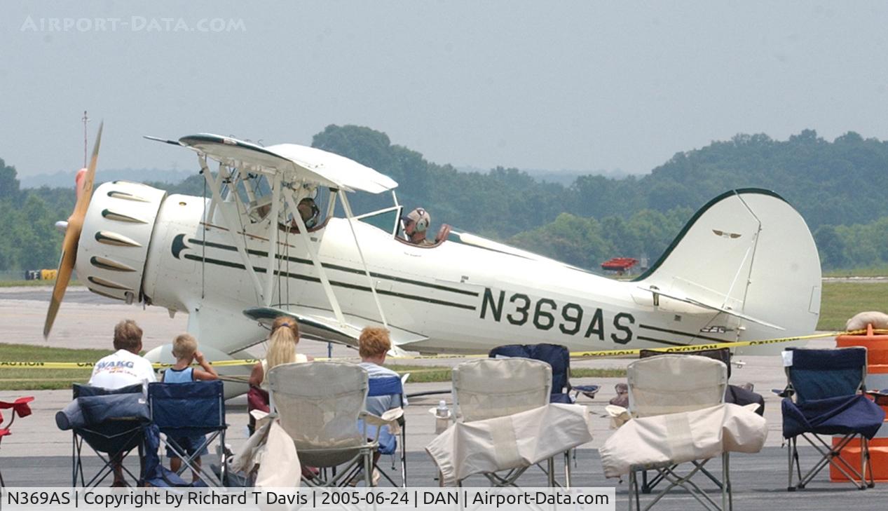 N369AS, 1992 Classic Aircraft Corp WACO YMF C/N F5C-046, Sharp! At the 2005 Skyfest in Danville Va.